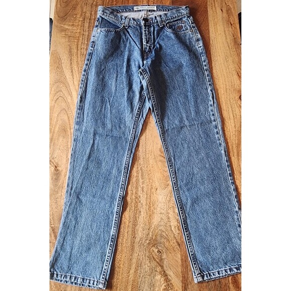 Harley-Davidson Denim - Harley-Davidson Jeans Womens 6 Petite Blue Medium Wash High Rise Straight Denim